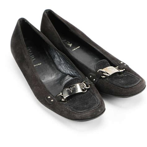 prada loafers womens ebay|prada suede loafer.